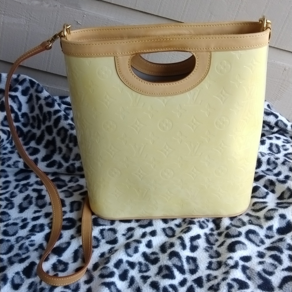 Louis Vuitton Yellow and Tan Monogram Crossbody Bag